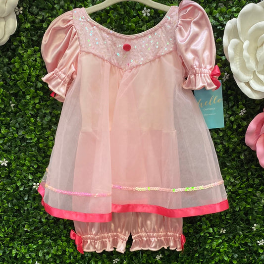 Child X-Small Pink Baby Doll Costume