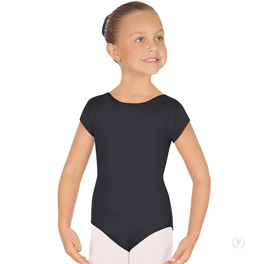 Eurotard Microfiber Short Sleeve Leotard - Child