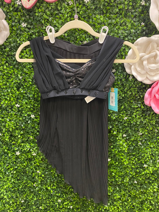 Child Medium Black Two Piece Costume