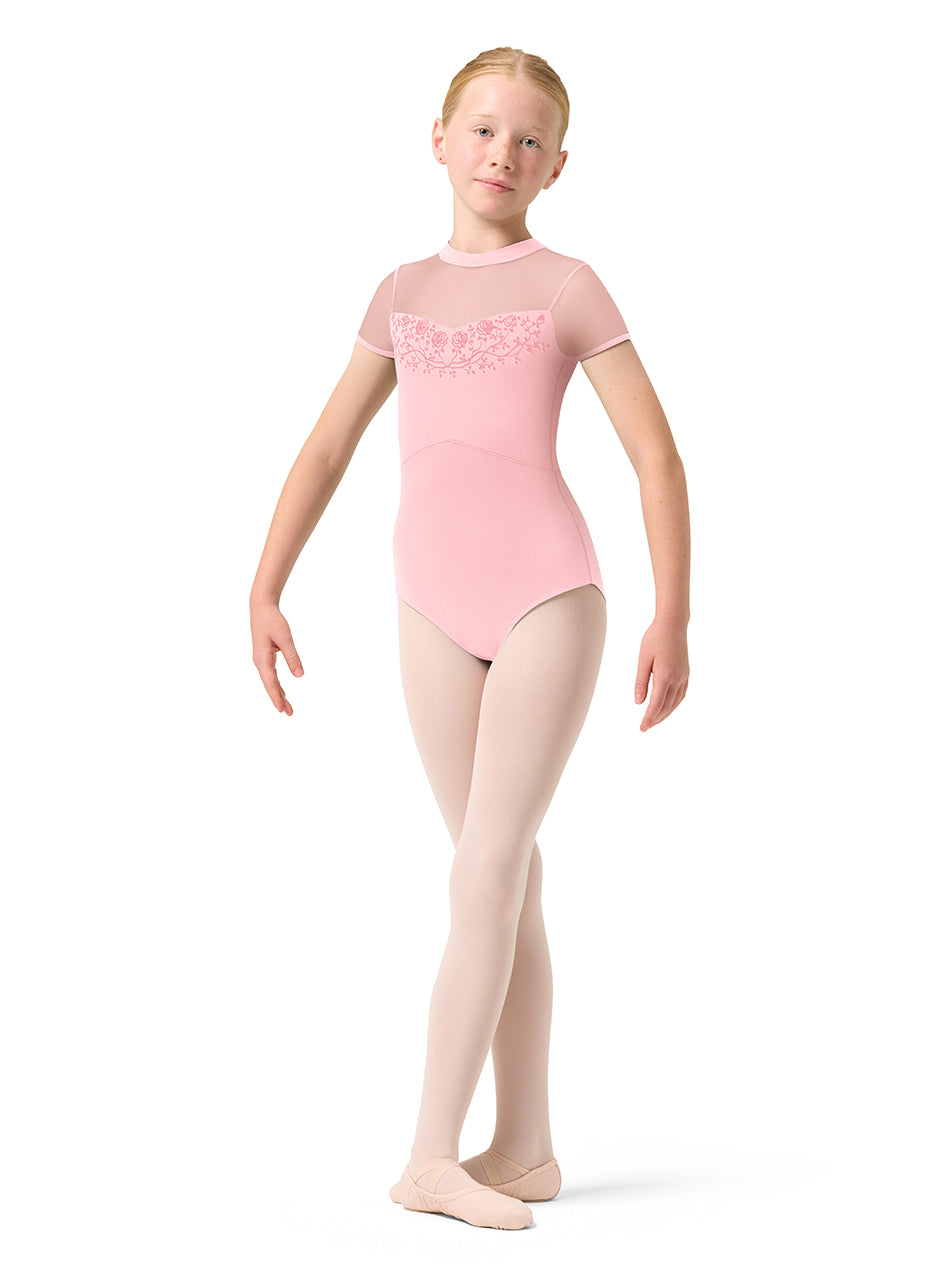 Bloch Mesh Cap Sleeve Leo - Child