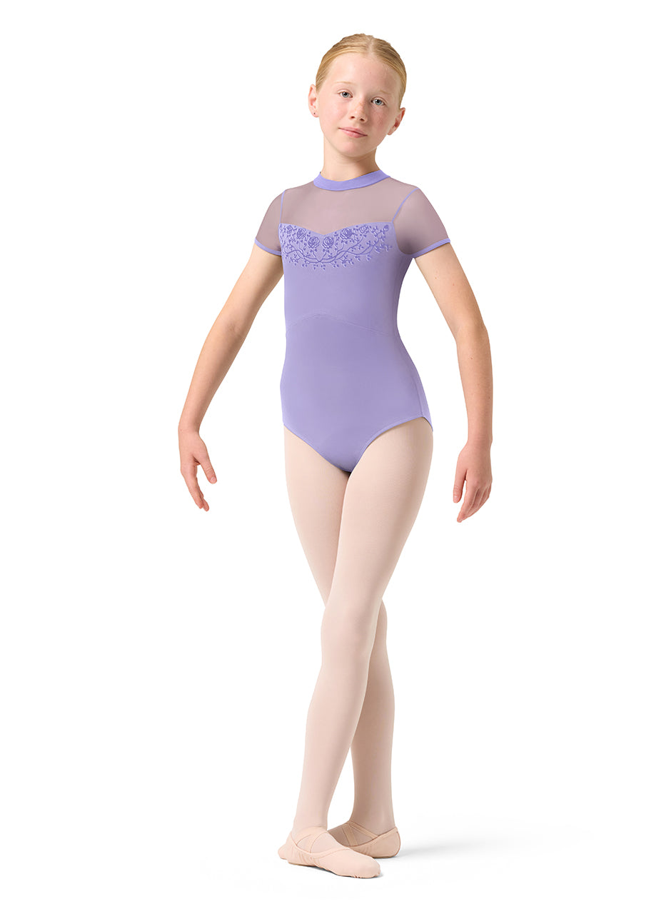 Bloch Mesh Cap Sleeve Leo - Child