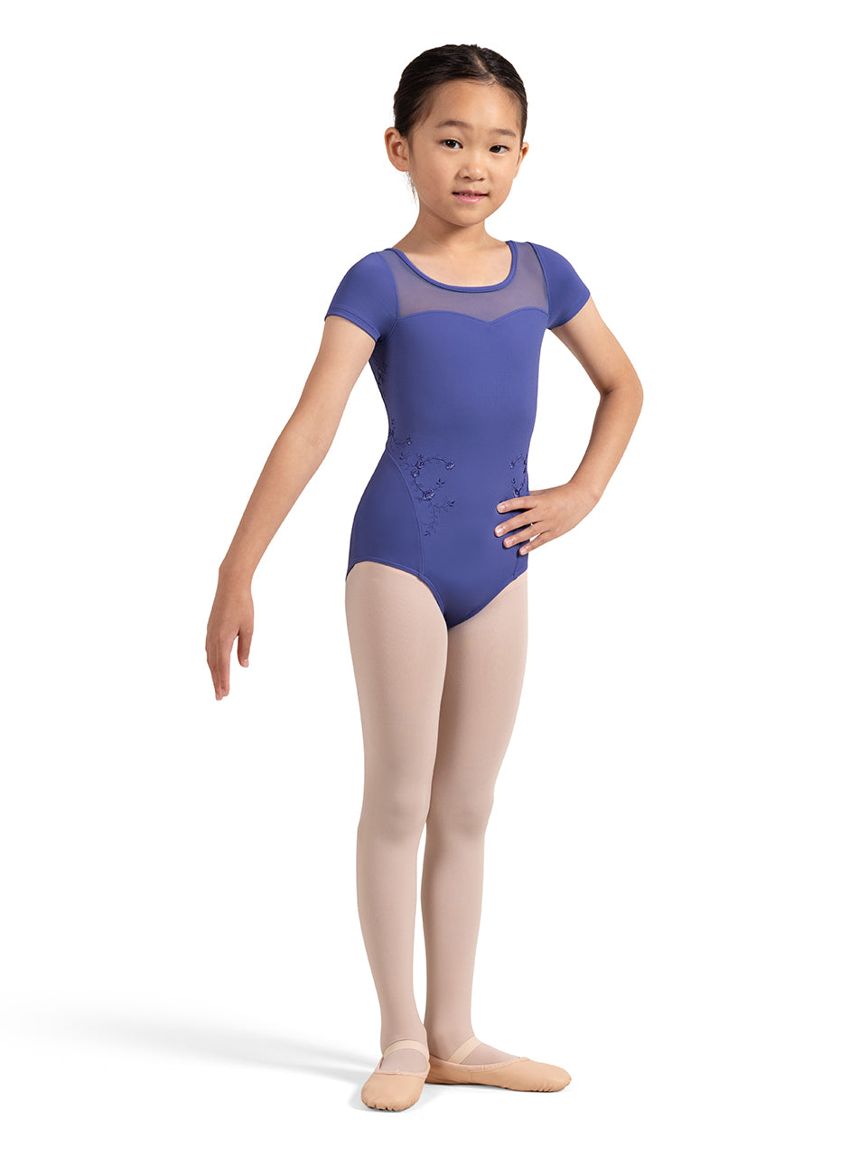 Bloch Embroidered Cap Sleeve Leo - Child