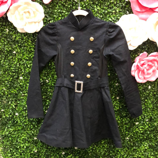 Child Medium Black Coat Costume