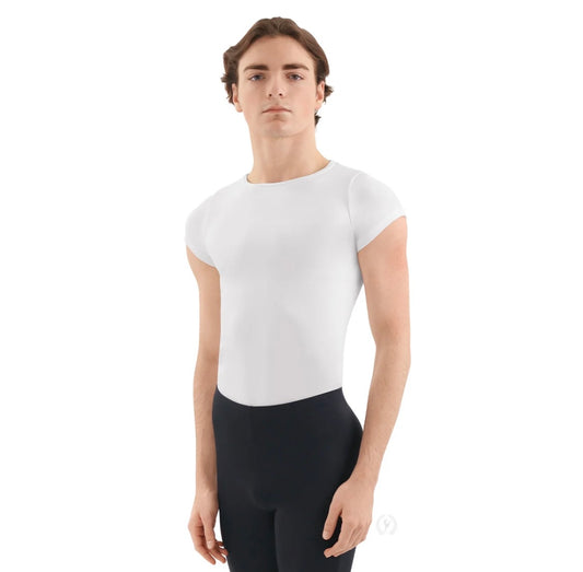 Eurotard Microfiber Crew Neck Short Sleeve Dance Top - Adult