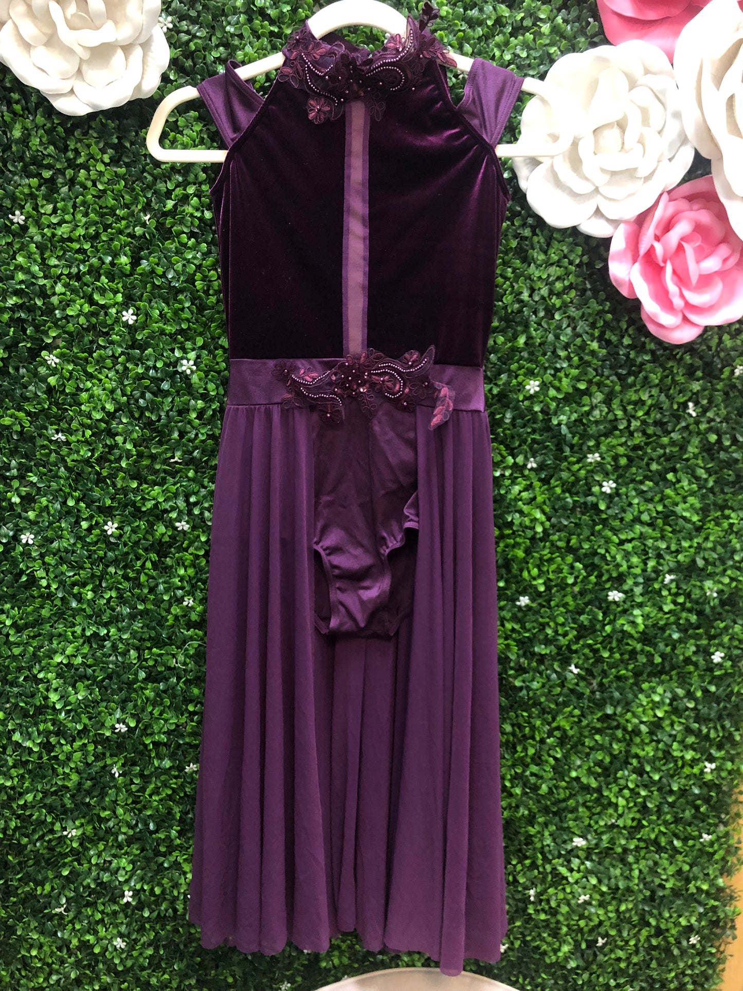 Child Large Plum Lyrical Costume