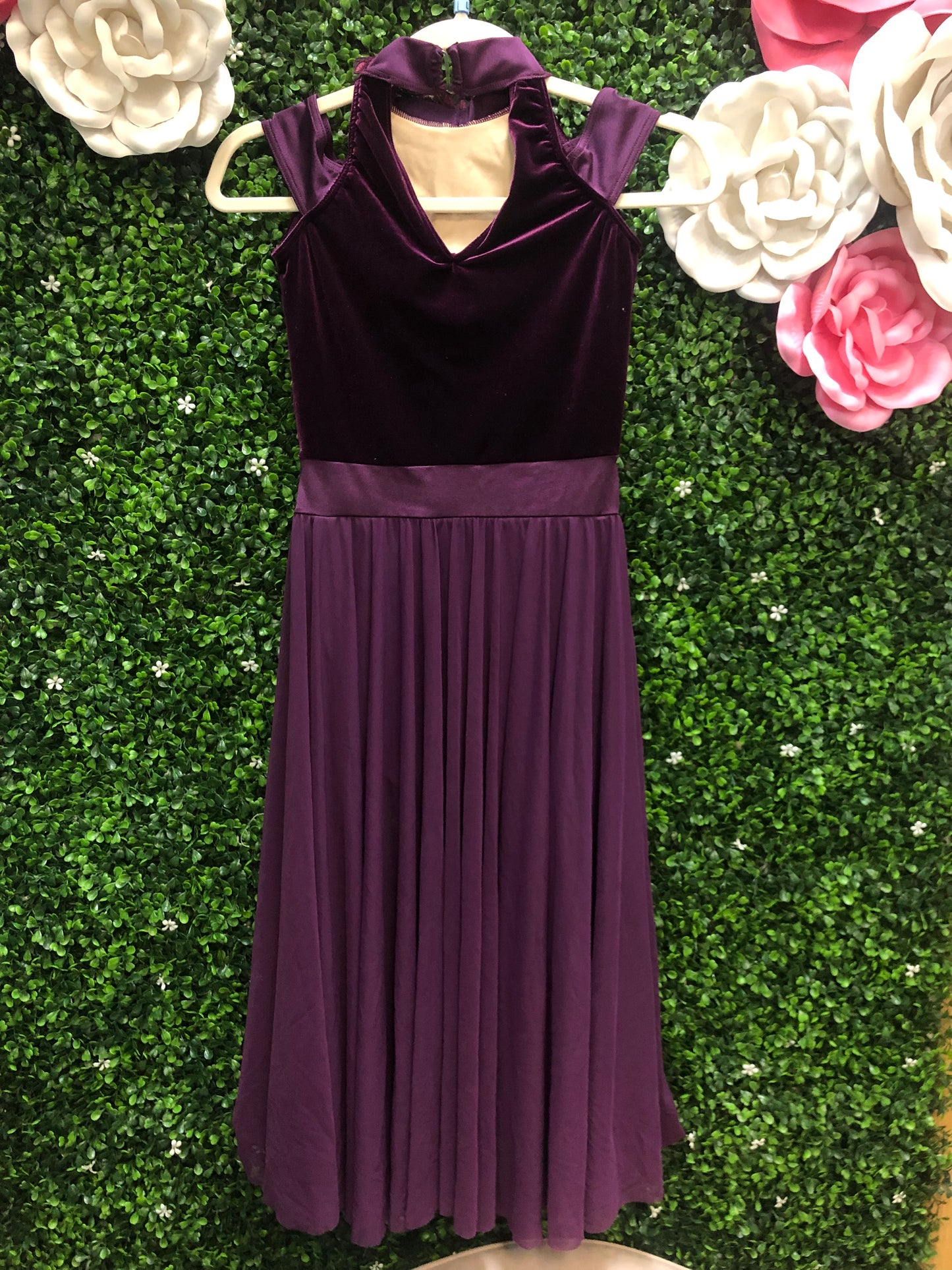 Child Large Plum Lyrical Costume