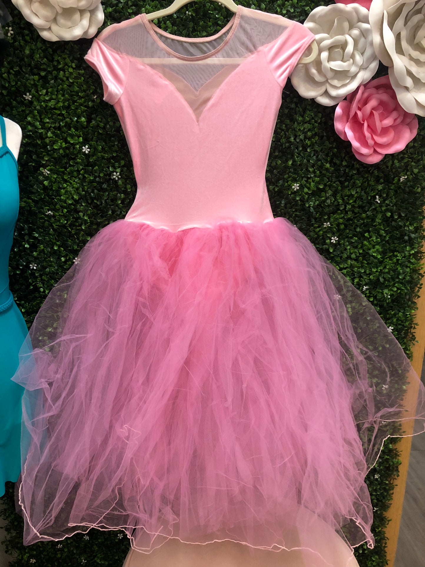 Adult Small Pink Ballet Velvet Costume