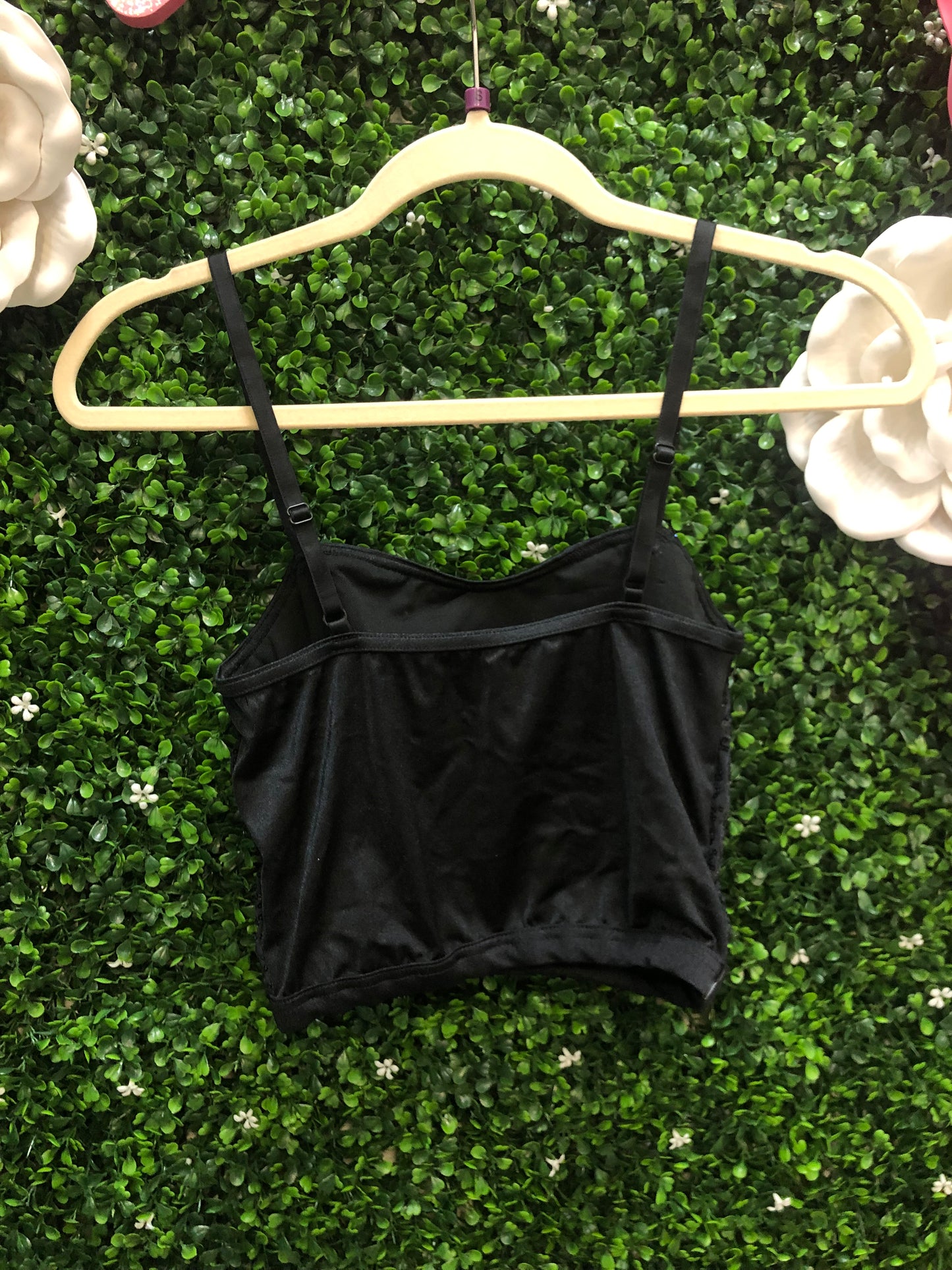 Adult Small Black Sequin Costume Top