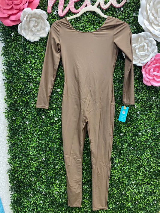 Child Large Brown Unitard