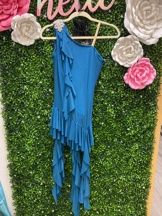 Adult Small Atlantis Deep Teal Costume