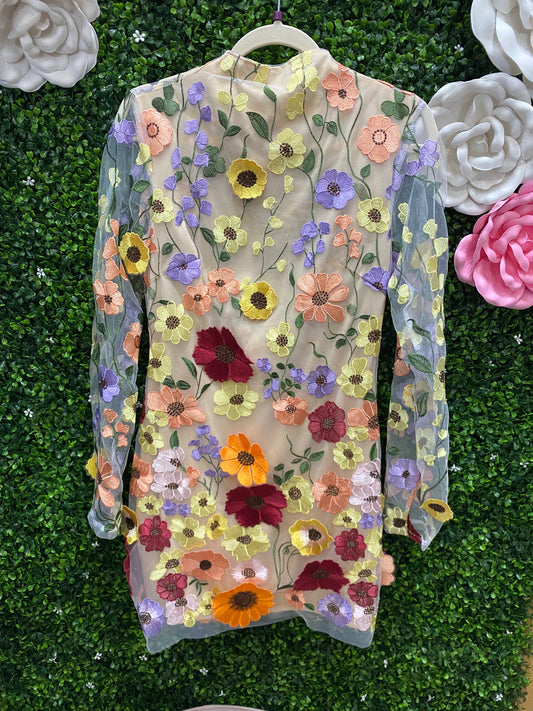 Adult Small Floral Dress