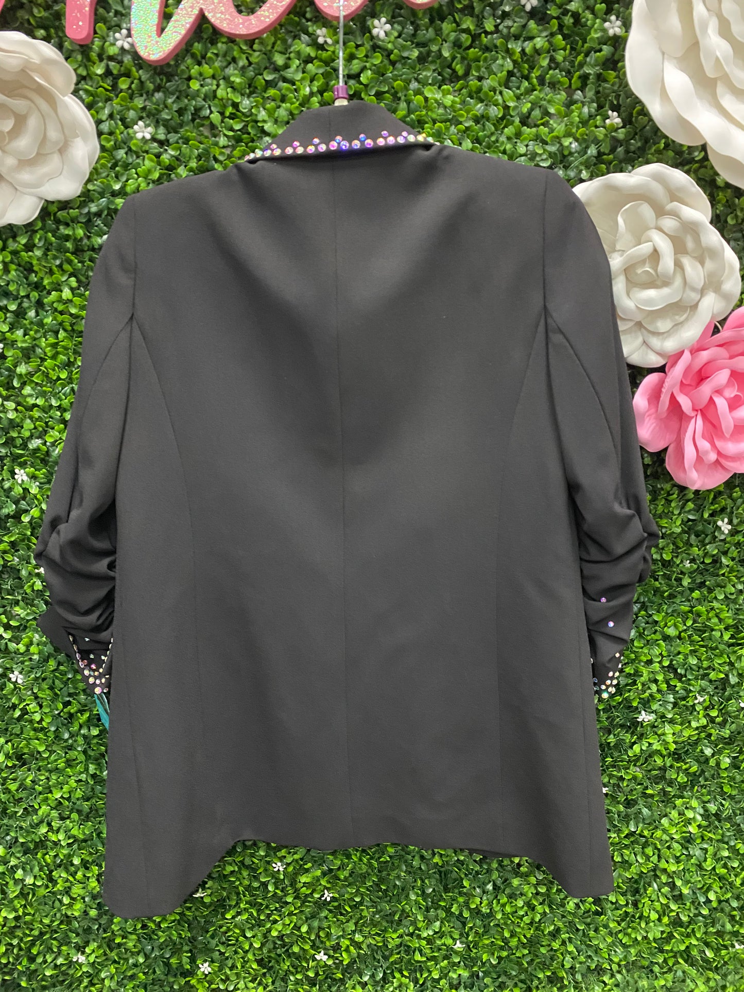 Adult Small Black Stoned Blazer
