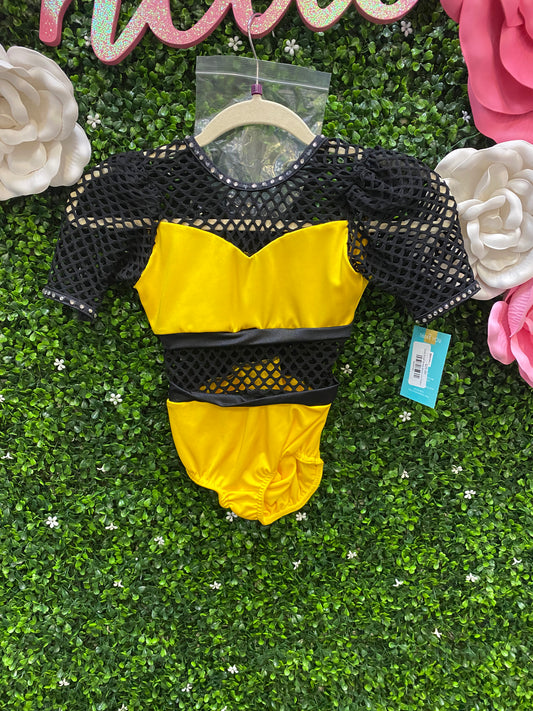 Child Small Yellow Black Leo Costume