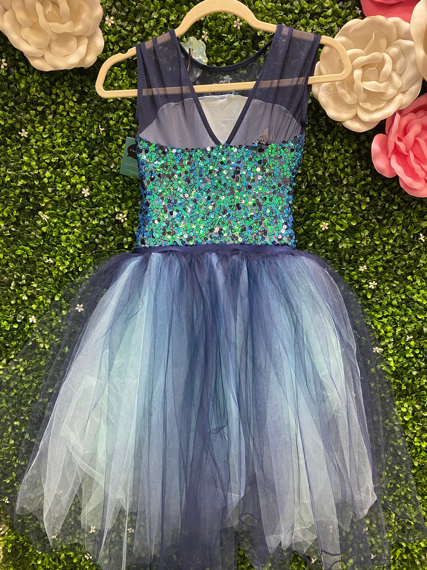 Child Intermediate Blue Navy Ballet Costume