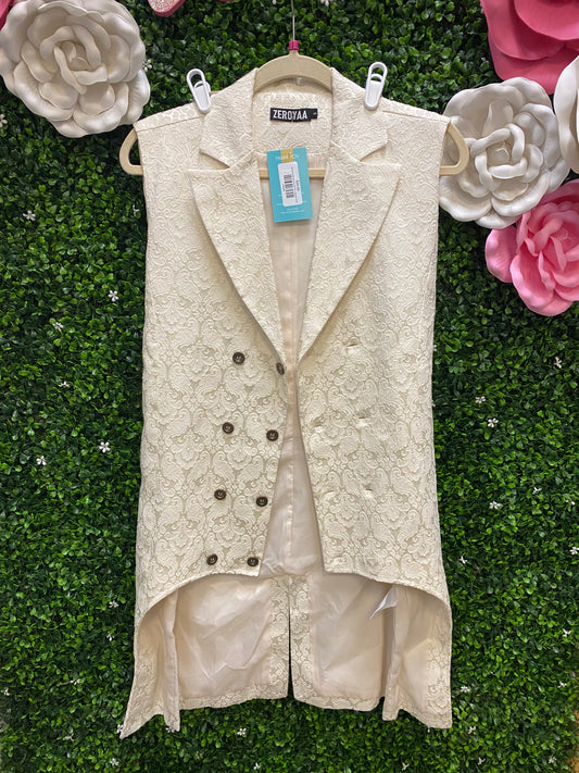 Adult X-Small Tan Vest with Tan Leggings Costume