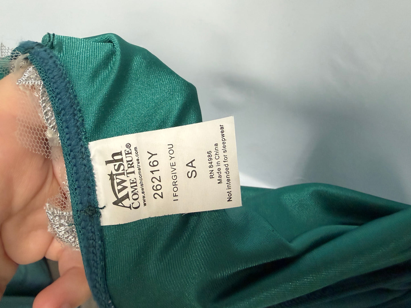 Adult Small Teal Dance Dress