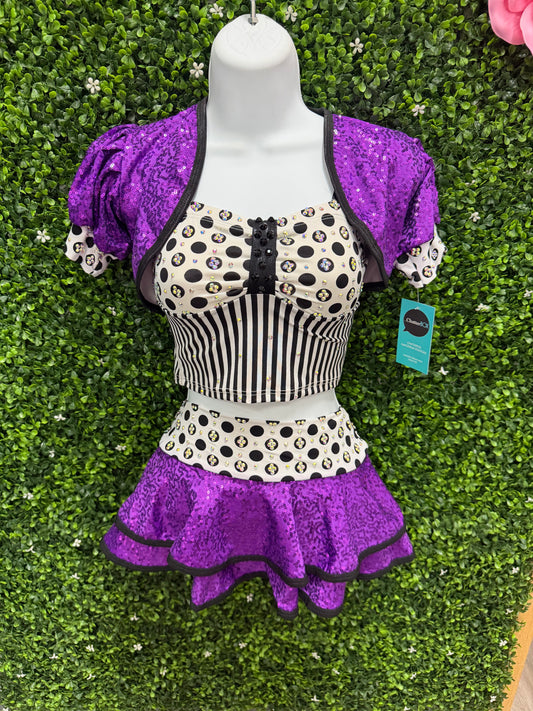 Child Medium Purple Sequin Costume