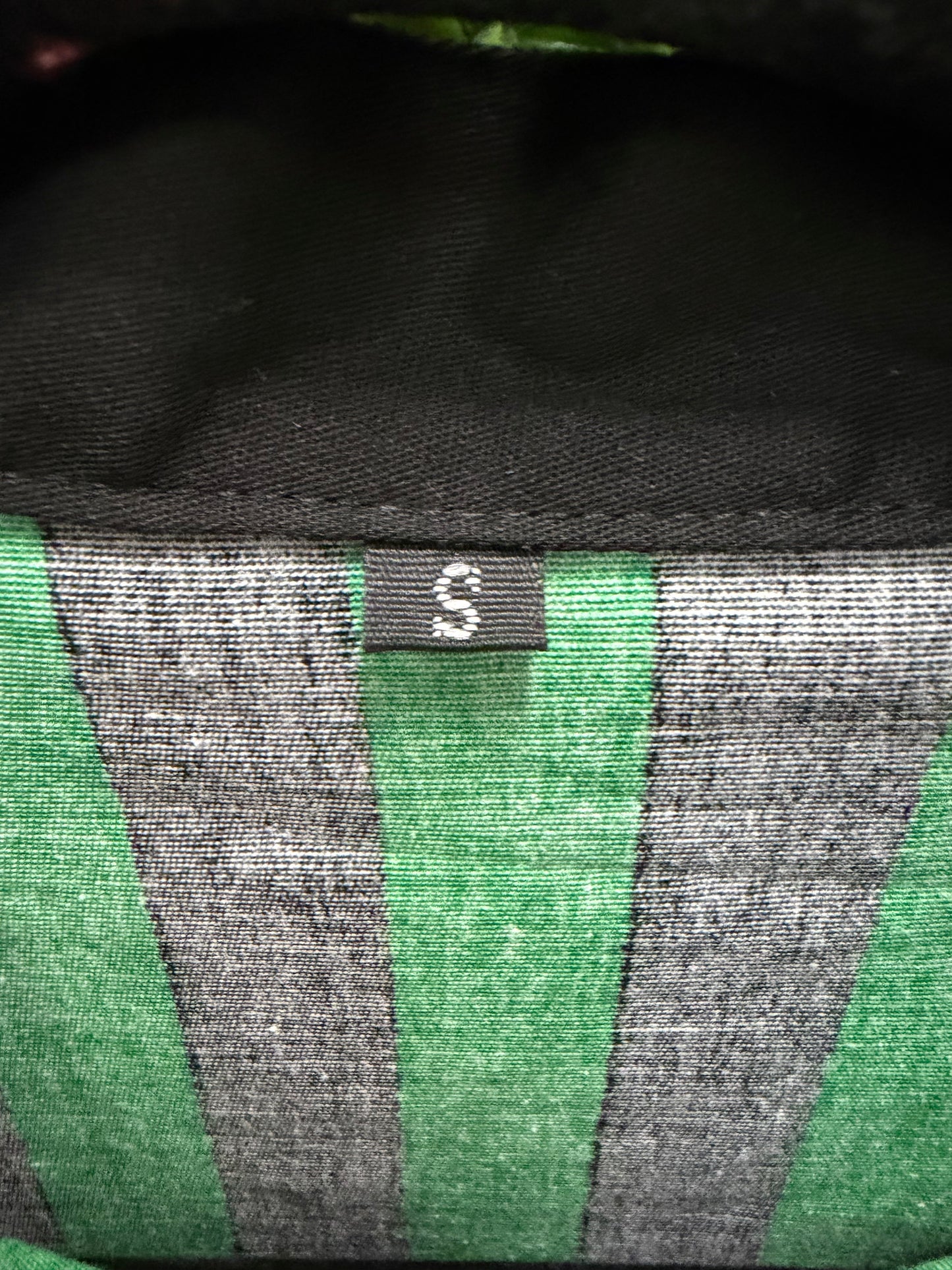 Adult Small Green and Black Stripped Costume