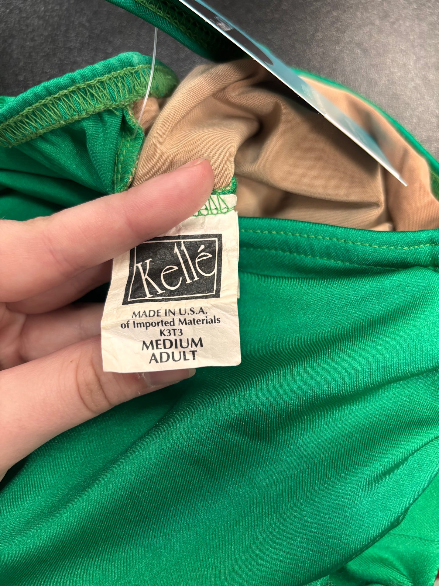 Adult Medium Green Two Piece