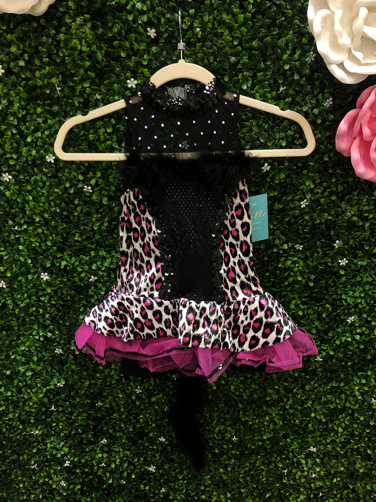 Child Medium Pink Leopard Costume