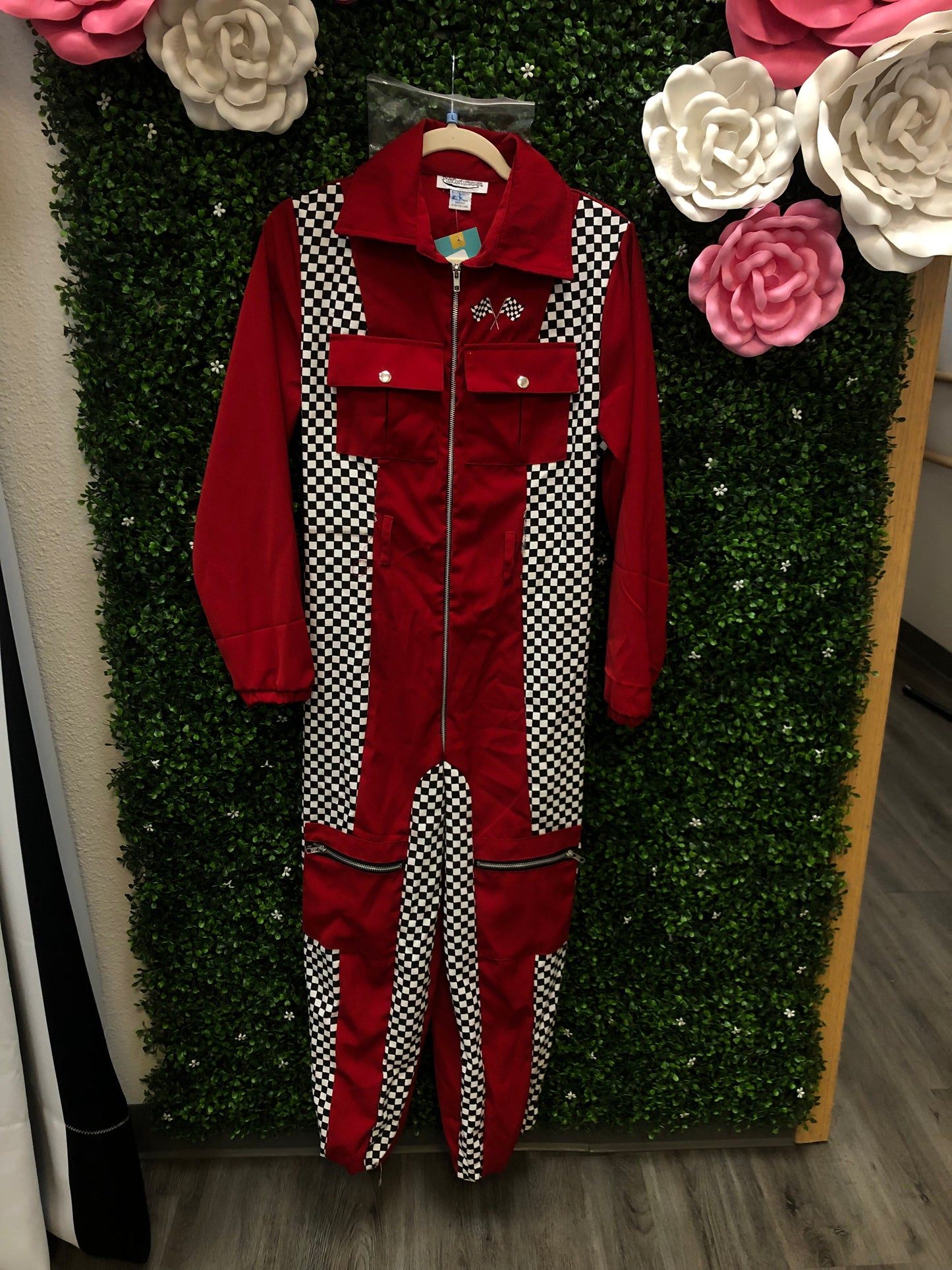 Adult Large Racecar Jumpsuit