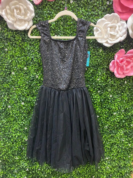 Adult Small Black Sequin Costume