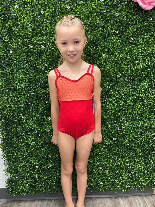 Body Wrapper Diamond Mesh Leotard - Child