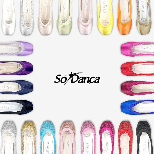 So Danca Mini Glitter Pointe Shoe Keychain
