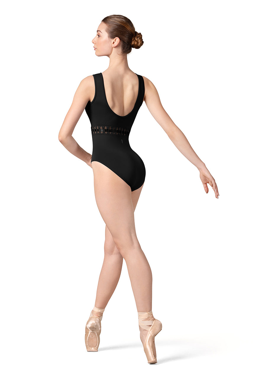 Bloch Scoop Neck Weave Leotard - Adult