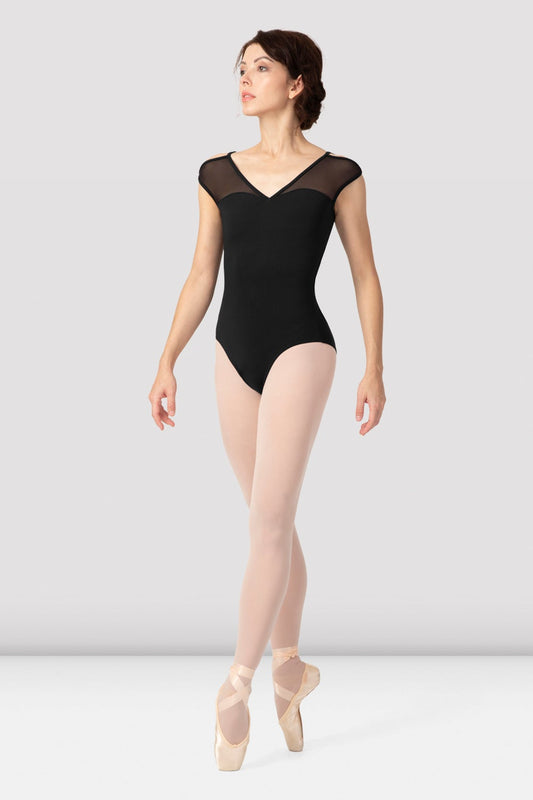 Bloch V Neck Open Back Leotard - Adult