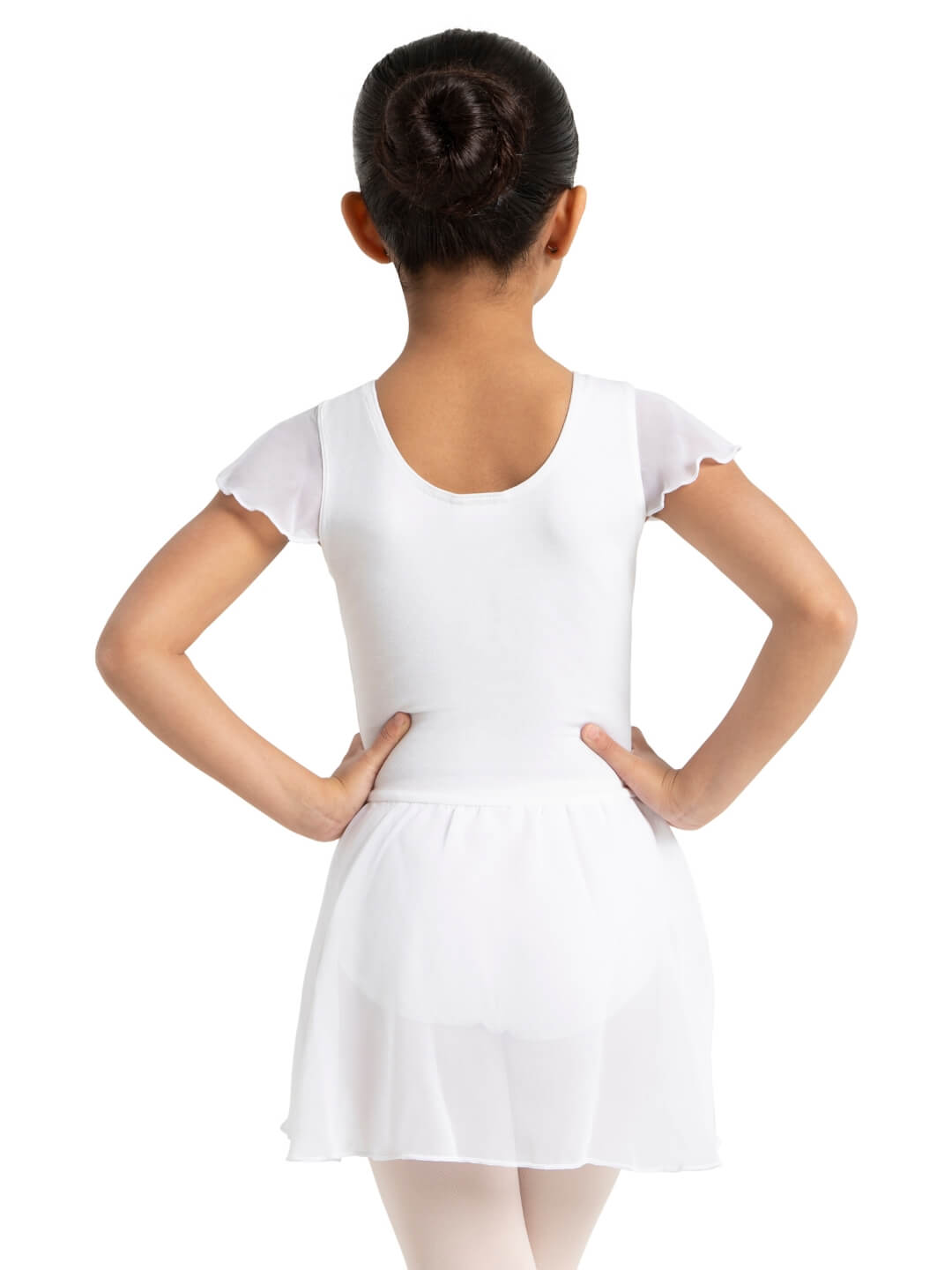 Capezio Flutter Sleeve Leotard Dress - Child