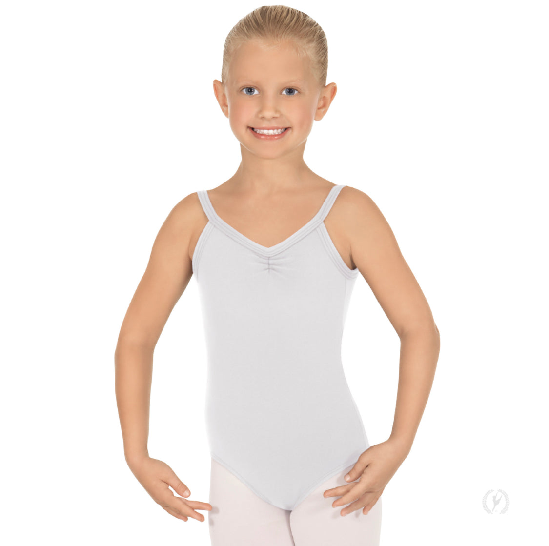 Eurotard Microfiber Pinch Front Camisole Leotard - Child