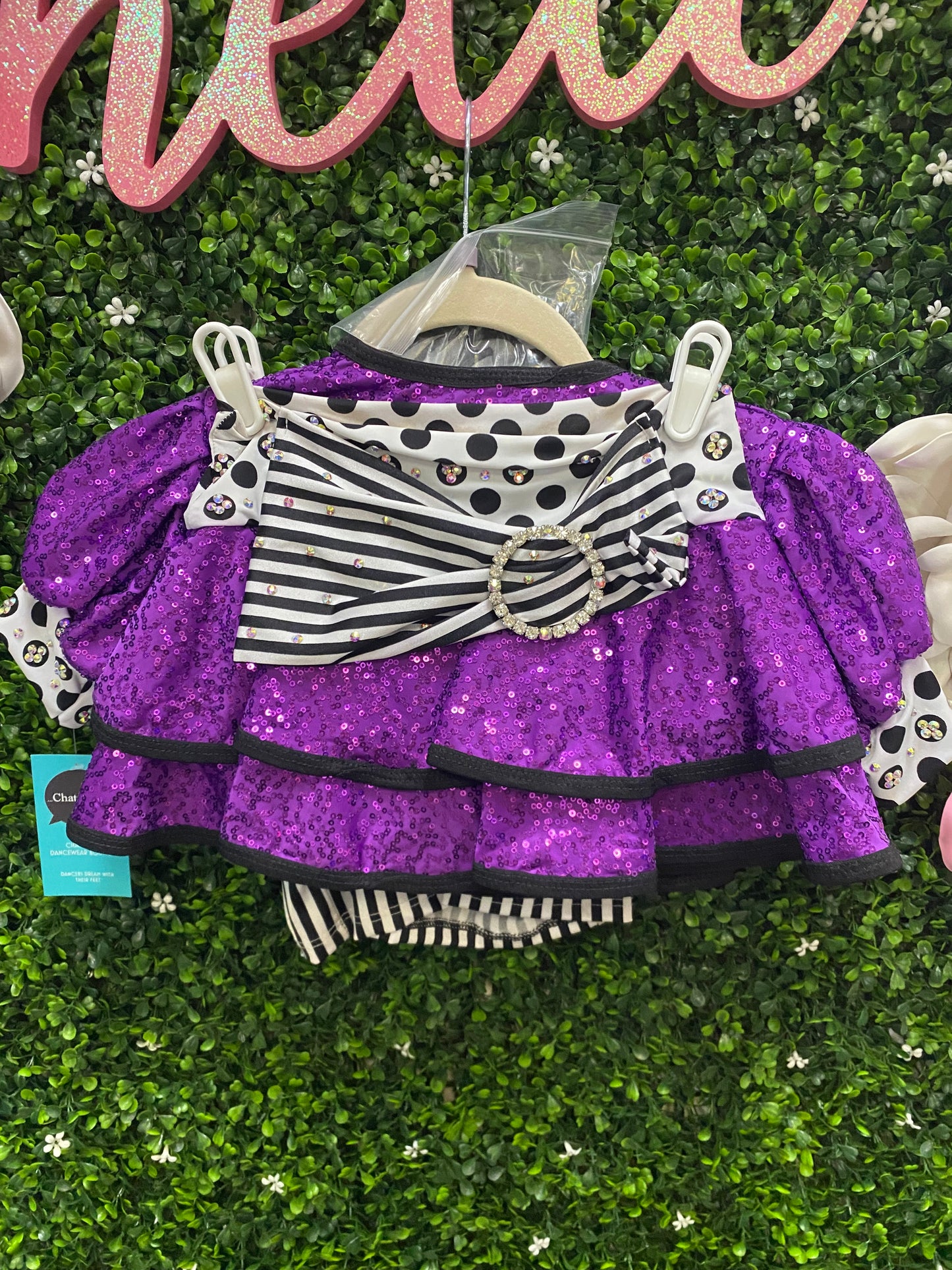 Child Medium Purple Sequin Costume