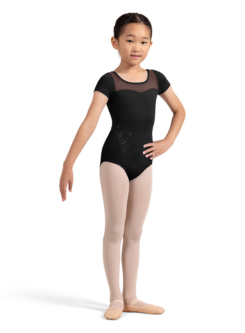 Bloch Embroidered Cap Sleeve Leo - Child