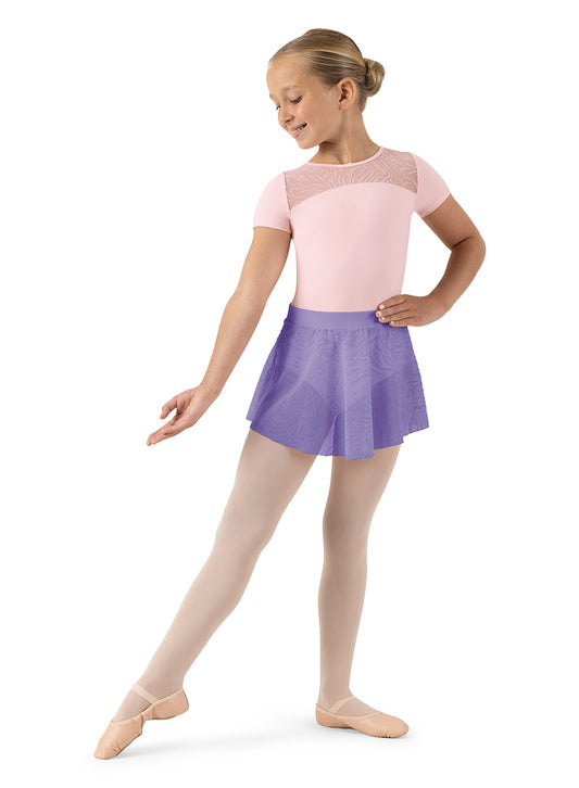 Bloch Olivia Mesh Pull-On Skirt - Child
