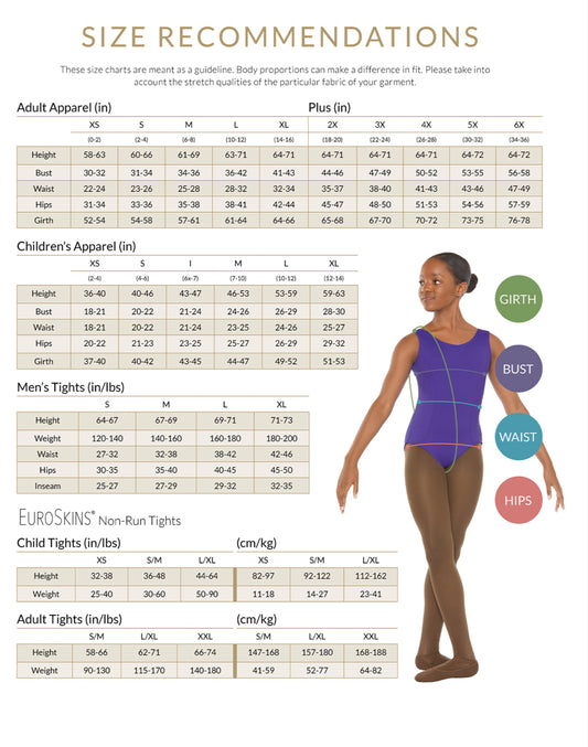 Eurotard Front Lined Camisole Bra Top - Child