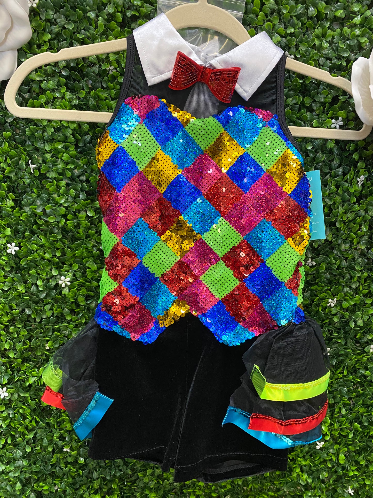 Child Medium Multicolor Sequin Costume