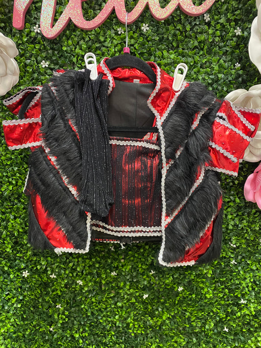 Adult X-Small Red Six Costume