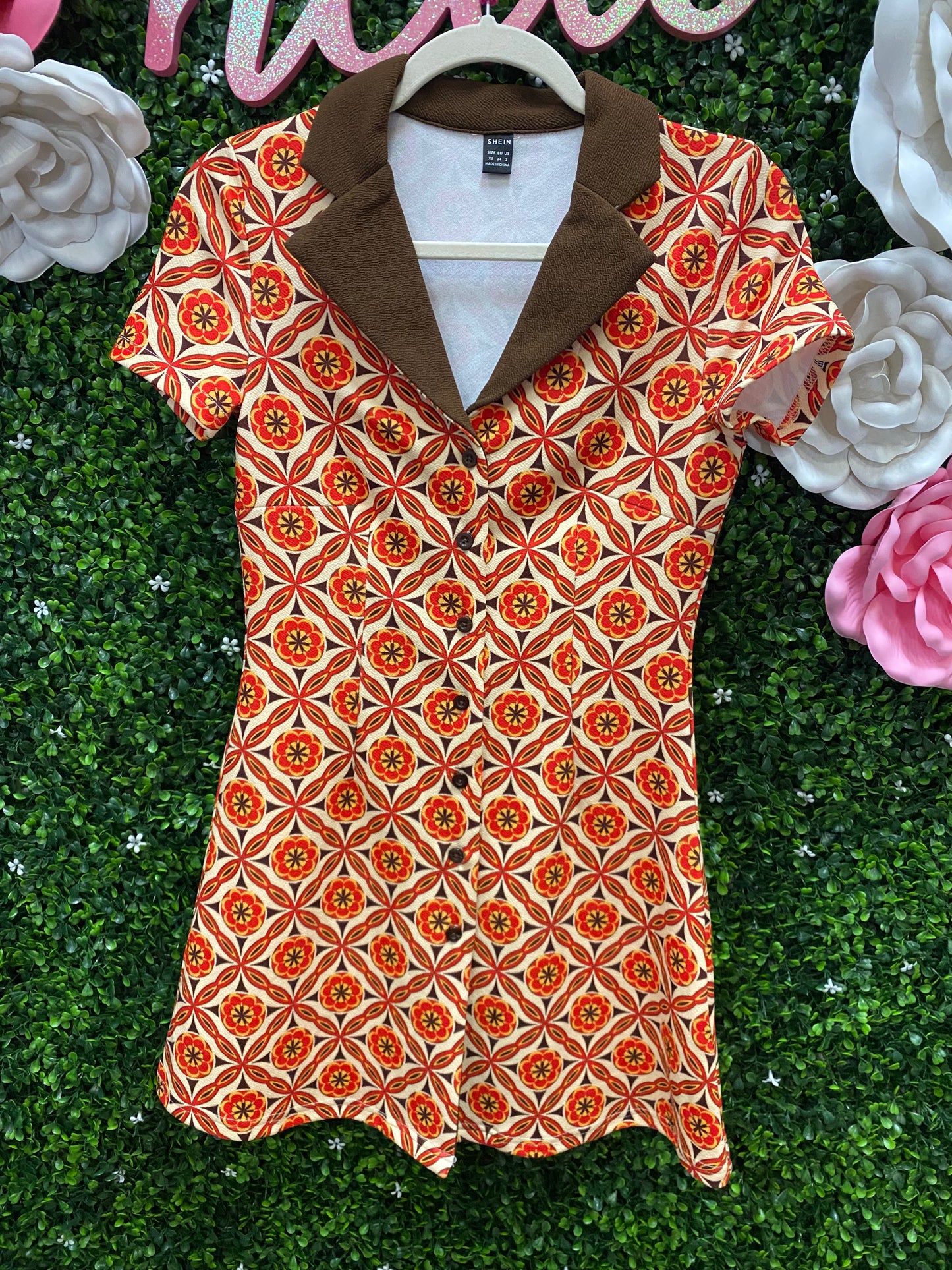 Adult X-Small 70’s Dress
