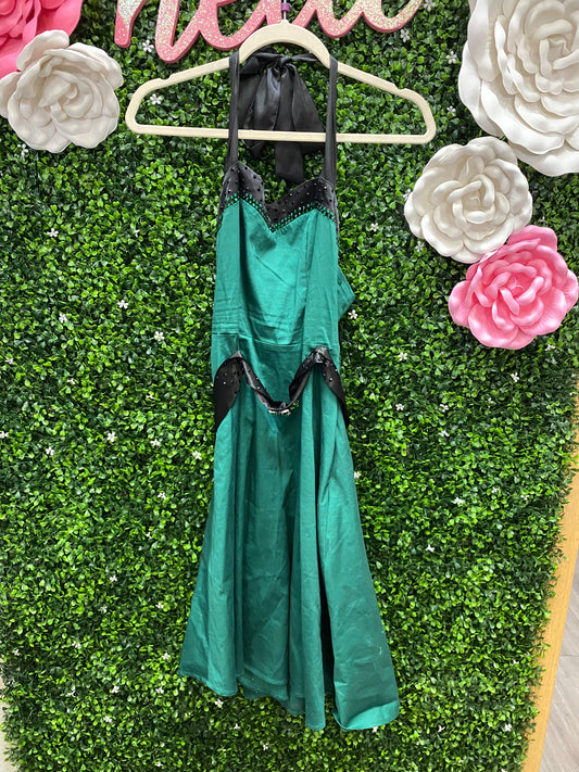 Adult Small Green Halter Dress