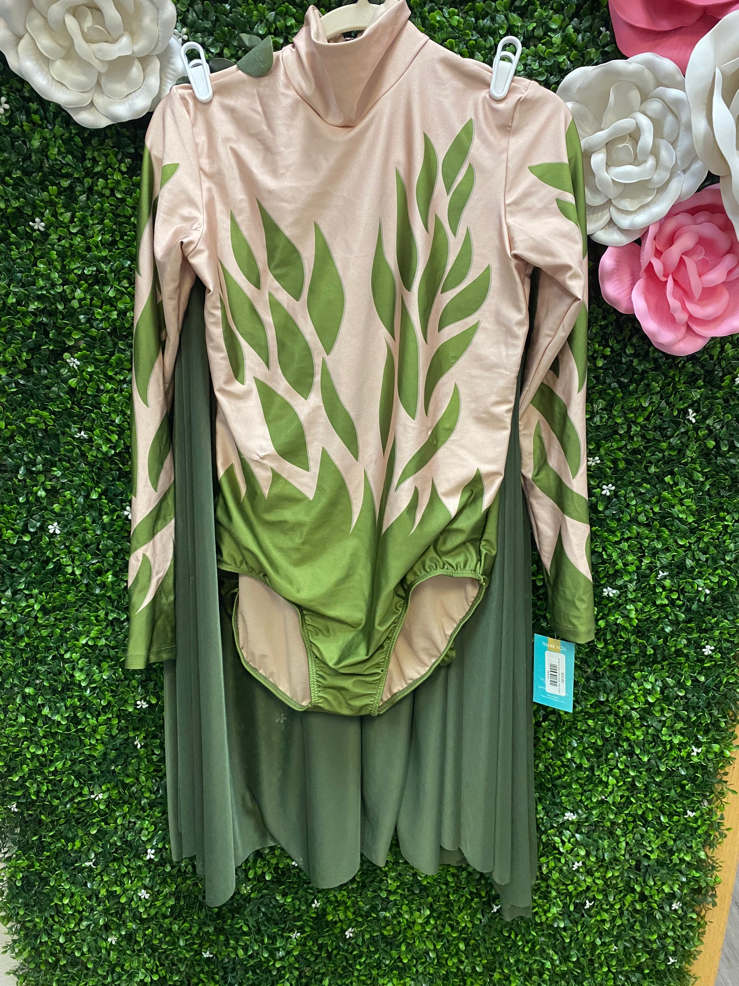 Adult X-Large Cream Green Tree Costume