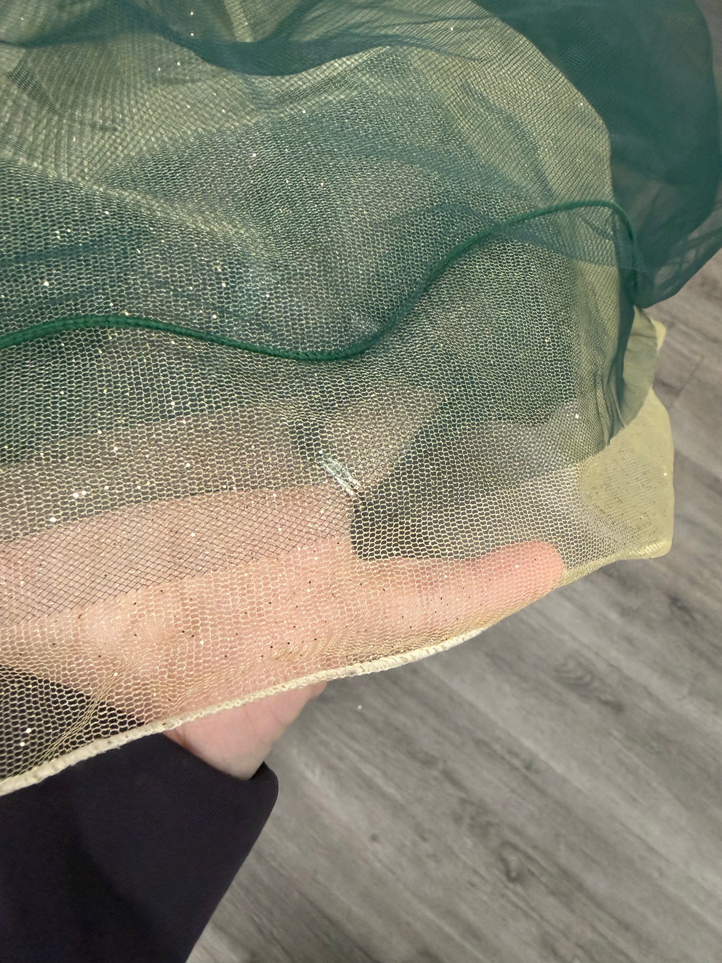 Adult Small Green and Gold Ballet Costume