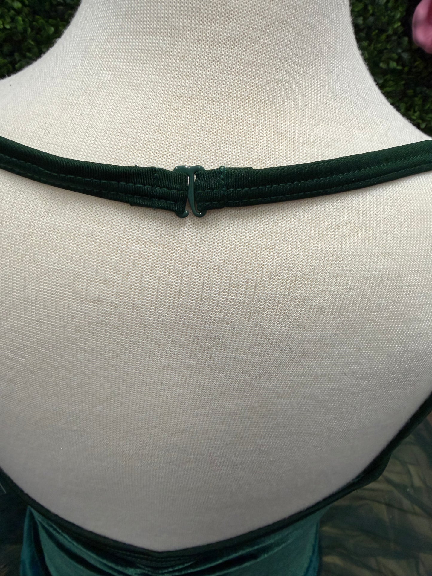 Adult Small Green and Gold Ballet Costume