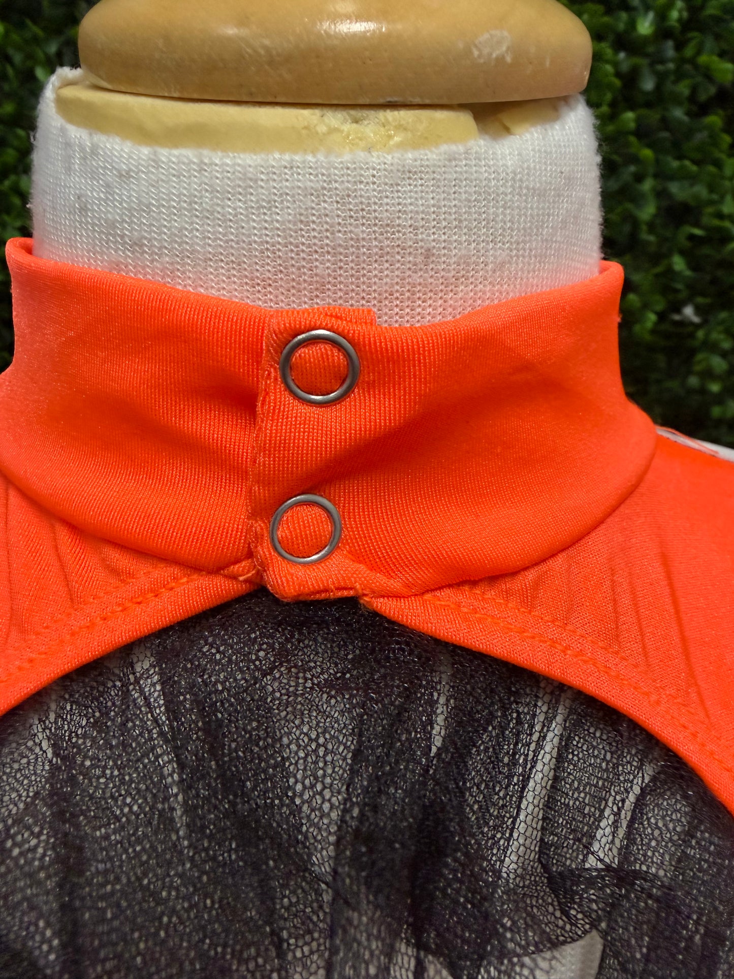 Adult Medium Orange and Black Leotard Costume