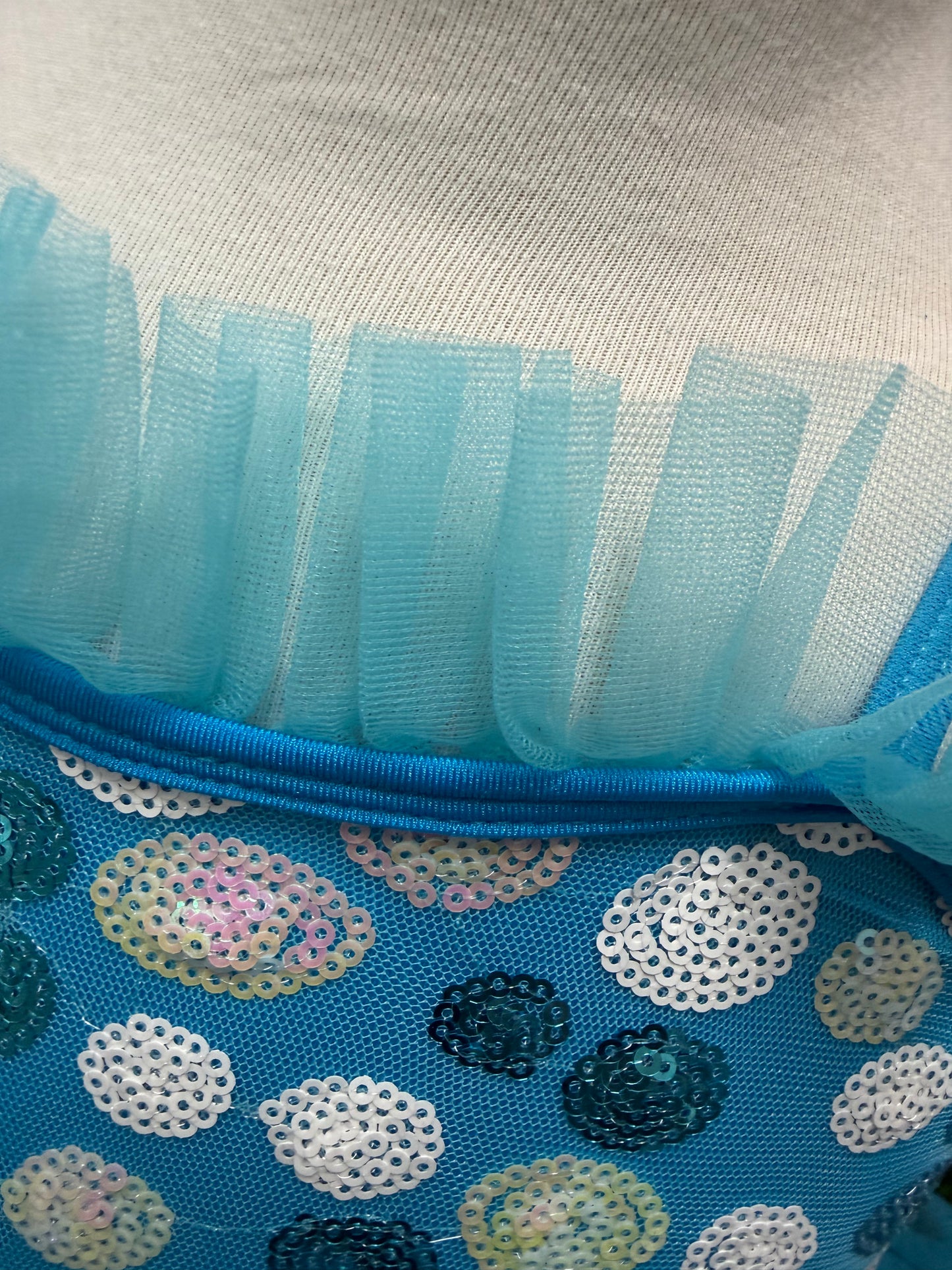 Child X-Small Blue Polka dot Costume