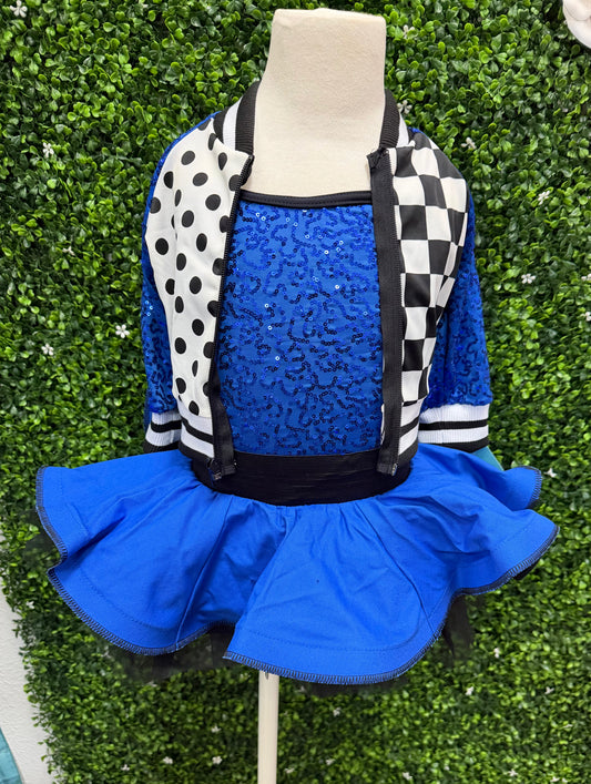 Child Small Blue Racecar Costume