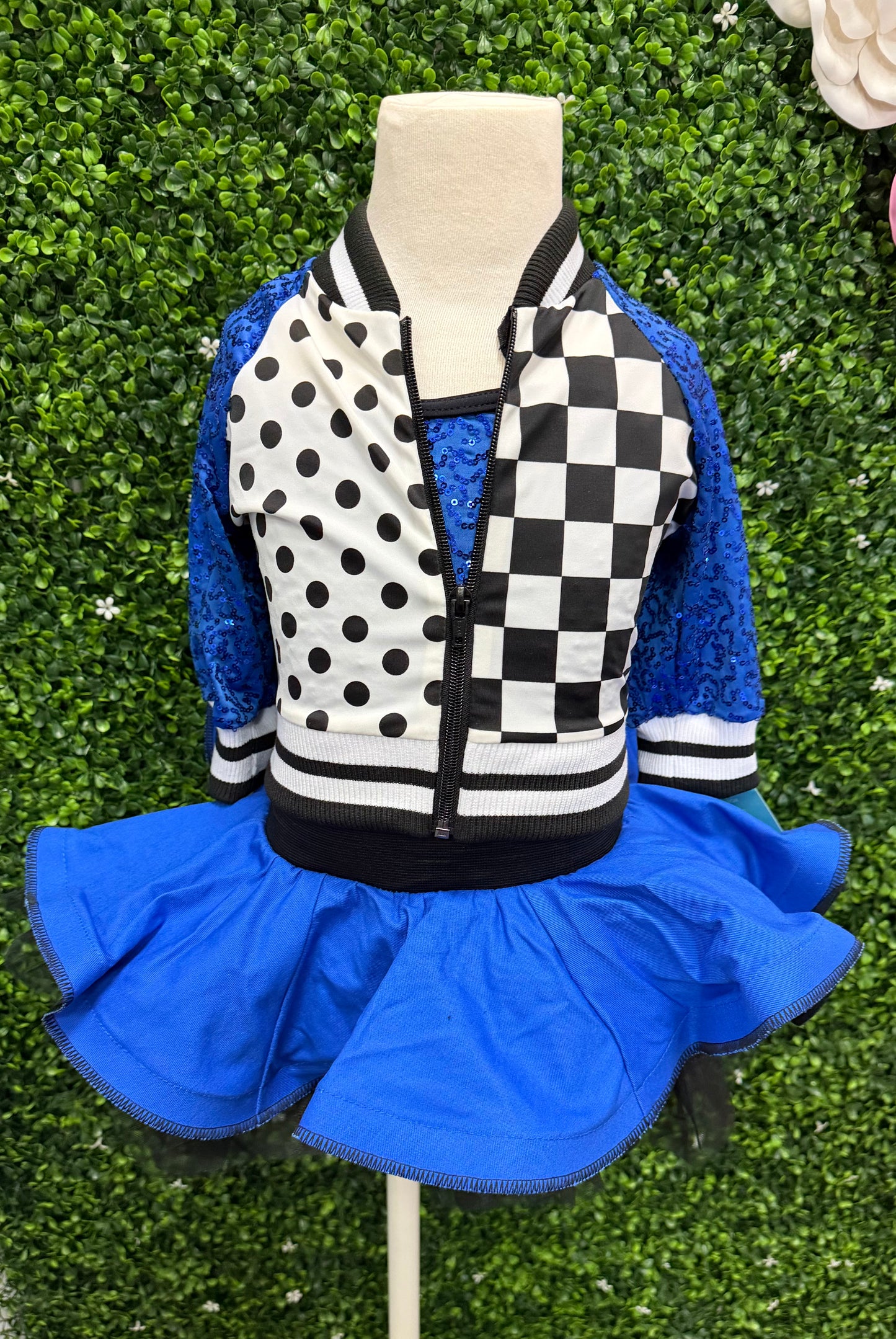 Child Small Blue Racecar Costume