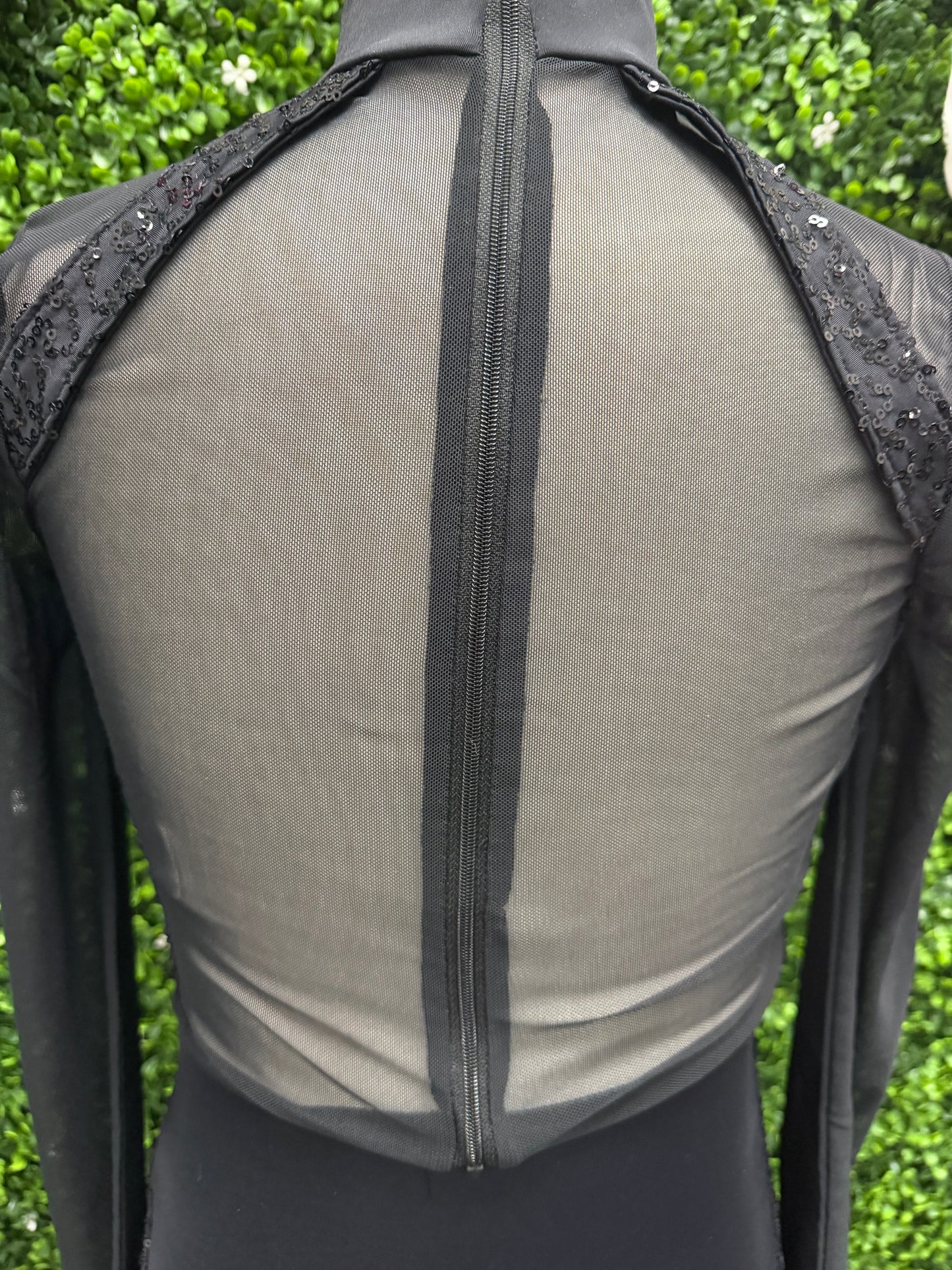 Adult Small Black Sequin Leotard