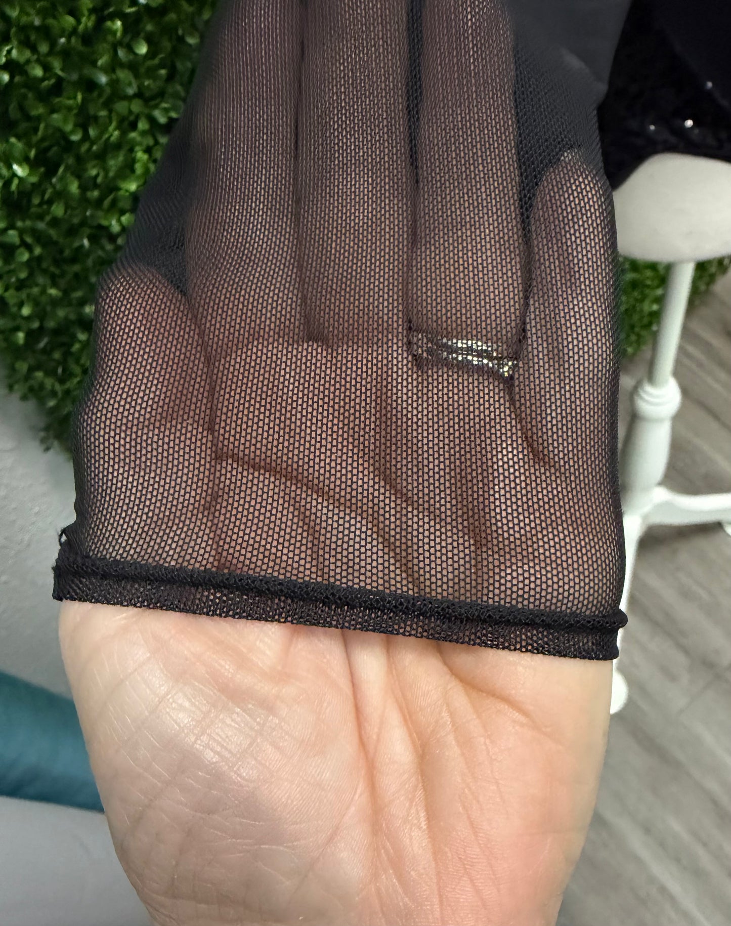 Adult Small Black Sequin Leotard