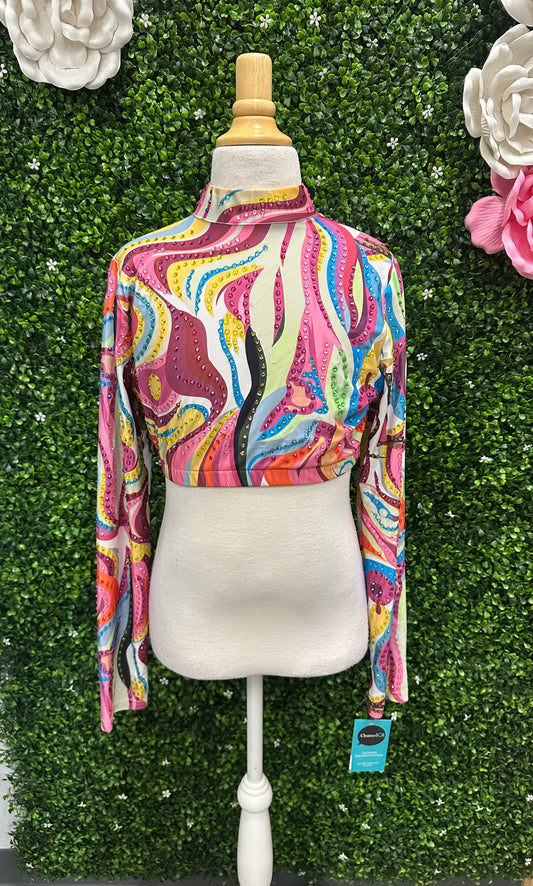 Adult Medium Multi Color Crop